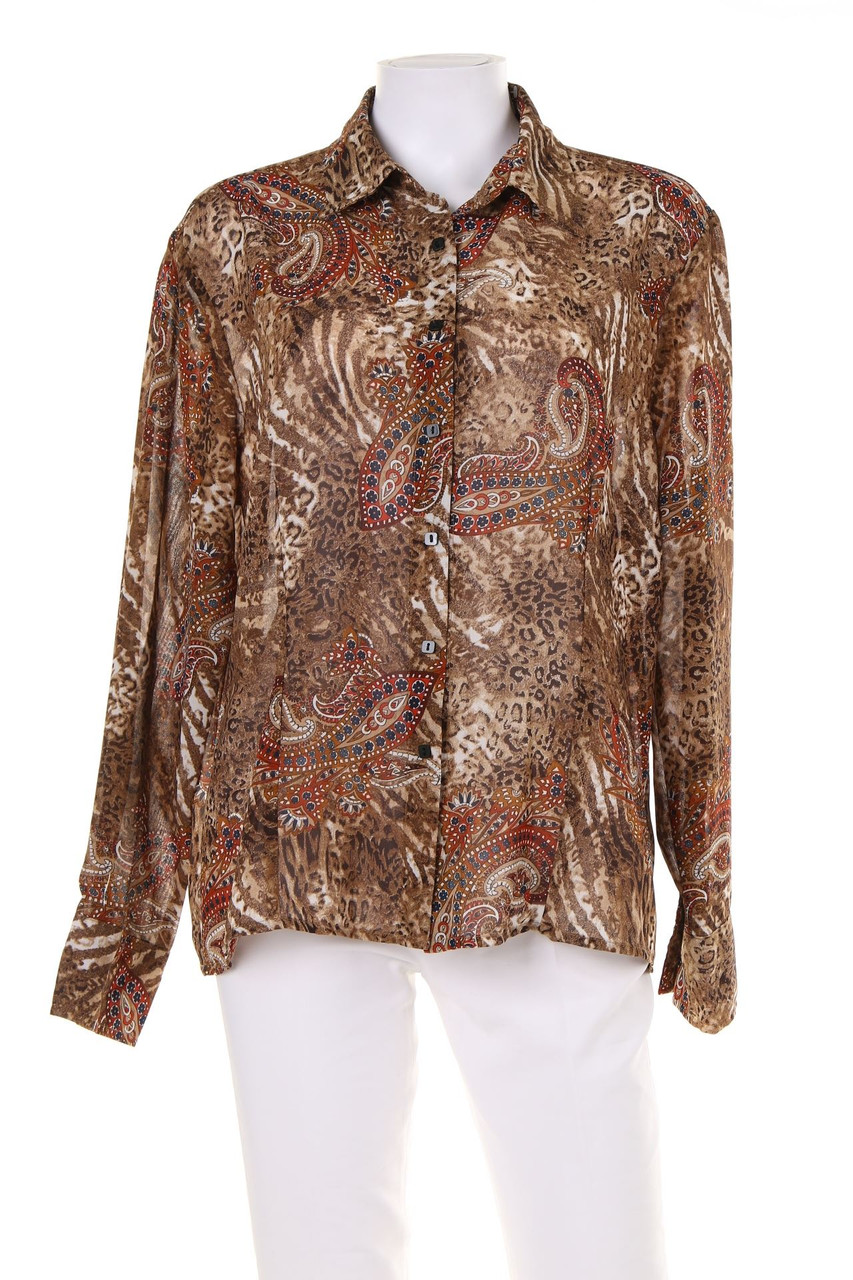 BIAGGINI - Hemd-Bluse mit floralem Muster - D 44