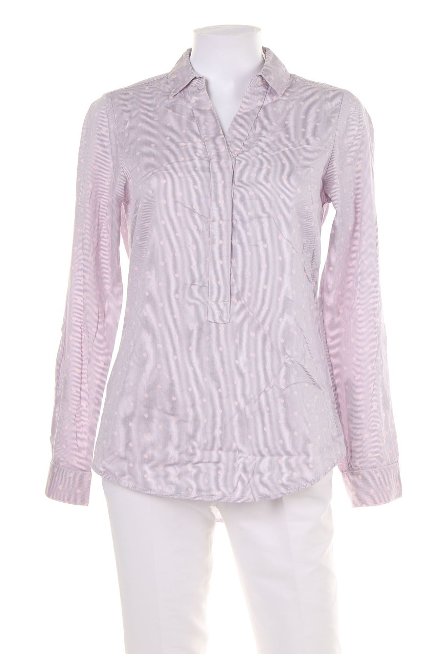 Street One - Tunika-Bluse mit Krempel-Ärmeln - D 34