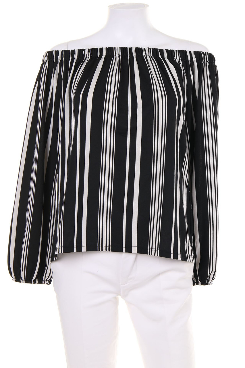 AMISU - Carmen-Bluse aus Jersey - M