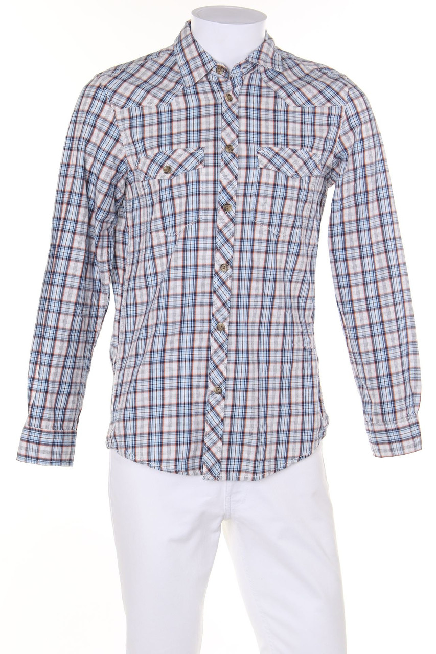 H&M LOGG - kariertes Hemd aus Baumwolle - S