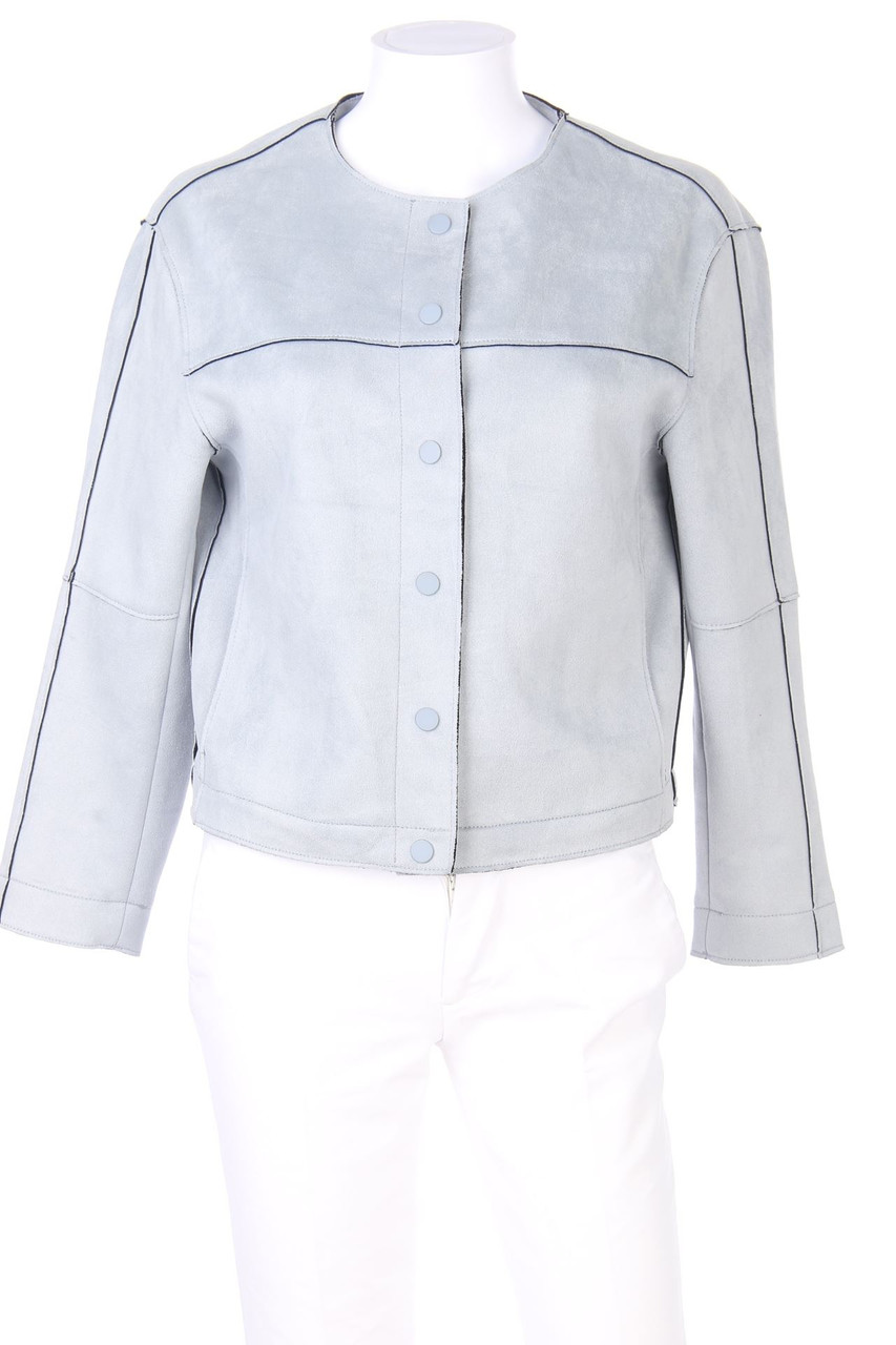 ZARA - Cropped-Kunstlederjacke - S
