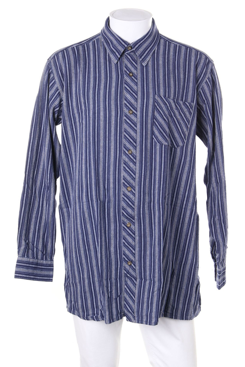 Bremo - gestreiftes Hemd aus Baumwolle - 41