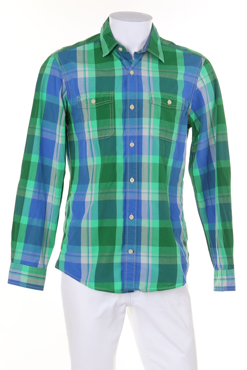 s.Oliver - Hemd aus Baumwolle mit Karo-Muster - M