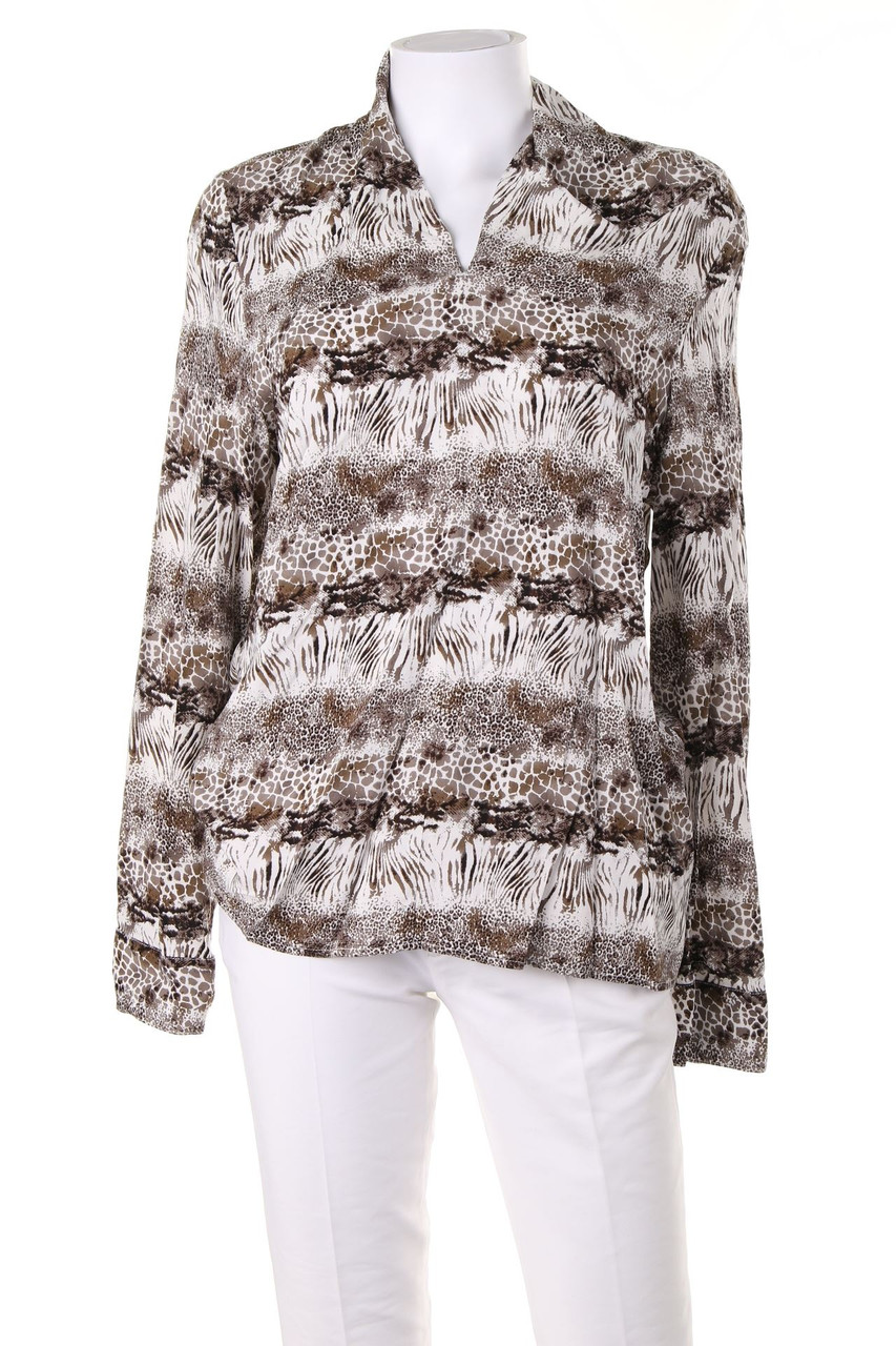 GINA LAURA - Bluse aus Viskose mit Animal-Print - D 40-42