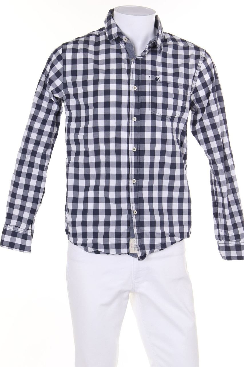 SOULCAL & CO California - kariertes Hemd mit Krempel-Ärmeln - M