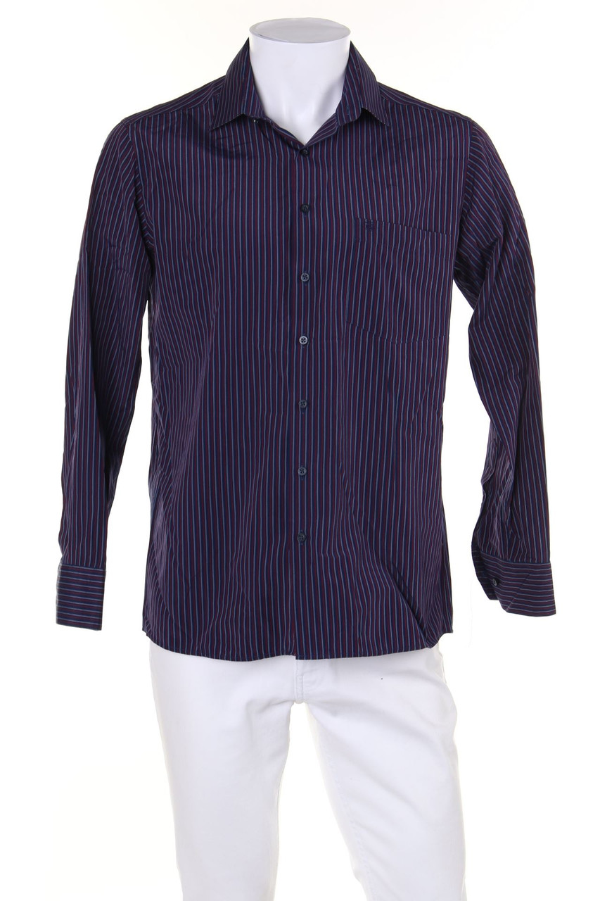 SECONDHAND - gestreiftes Hemd mit aufgesetzten Taschen - M