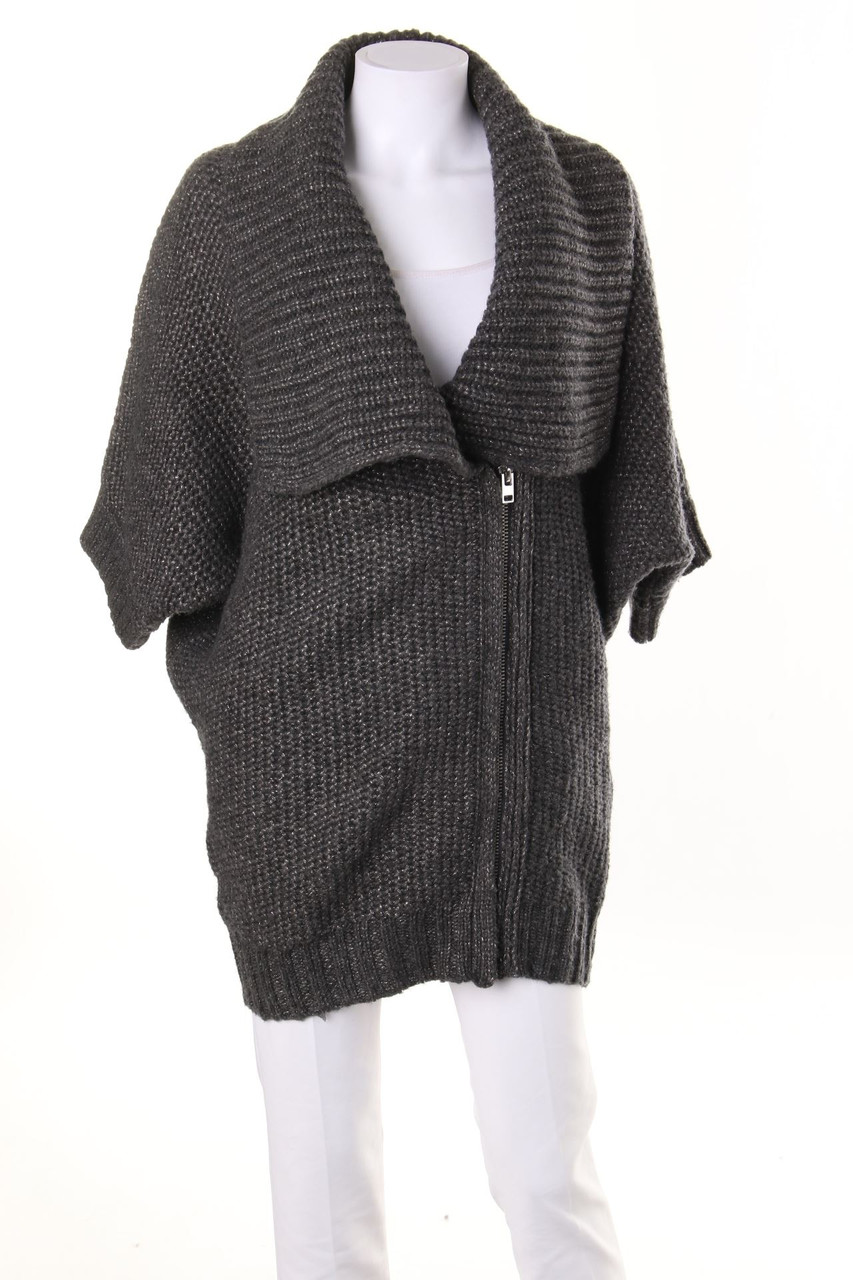 ESPRIT - Cardigan mit Metallic-Effekt mit Wolle - S