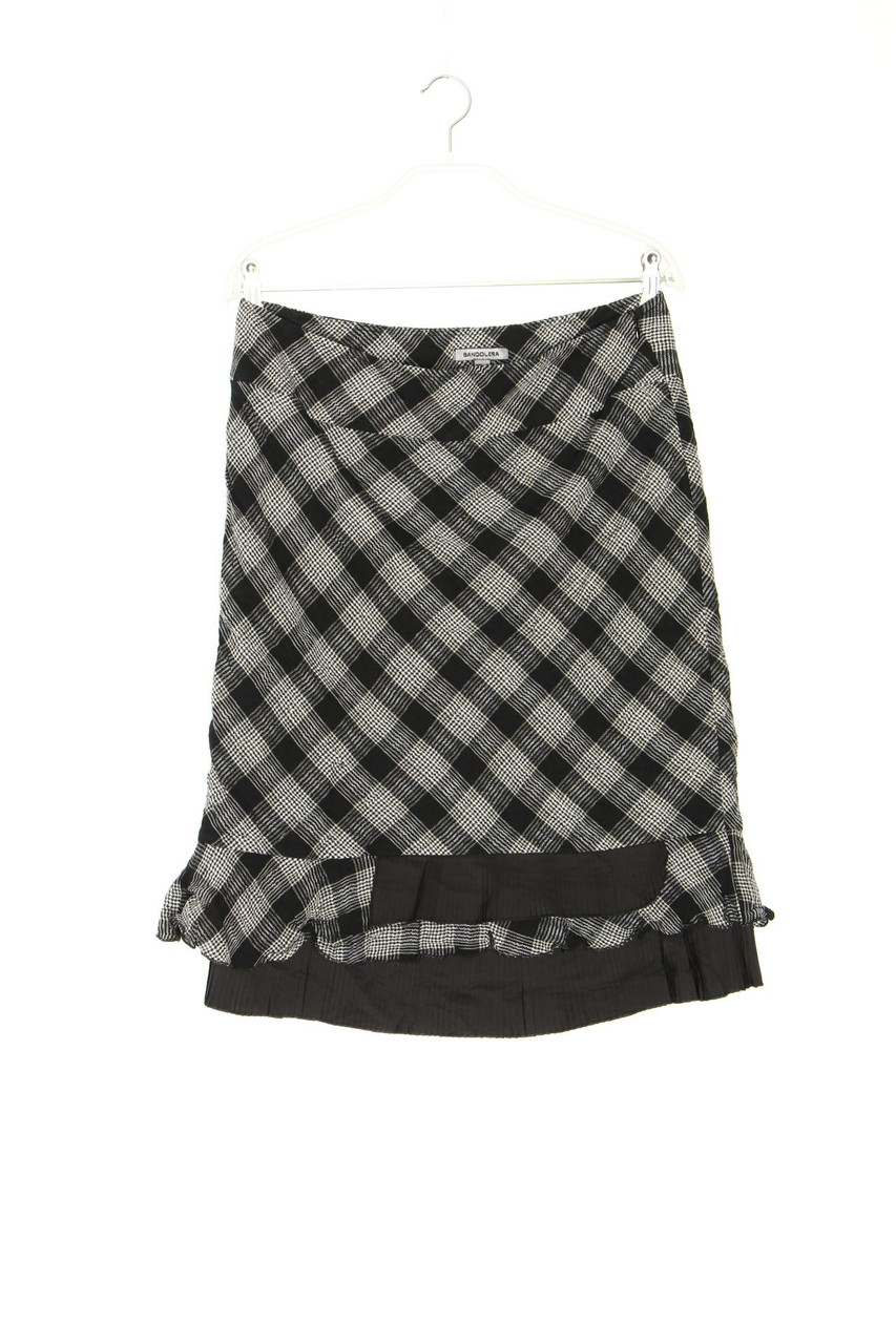 BANDOLERA - Karo-Rock im Layer Look mit Schurwolle - D 40