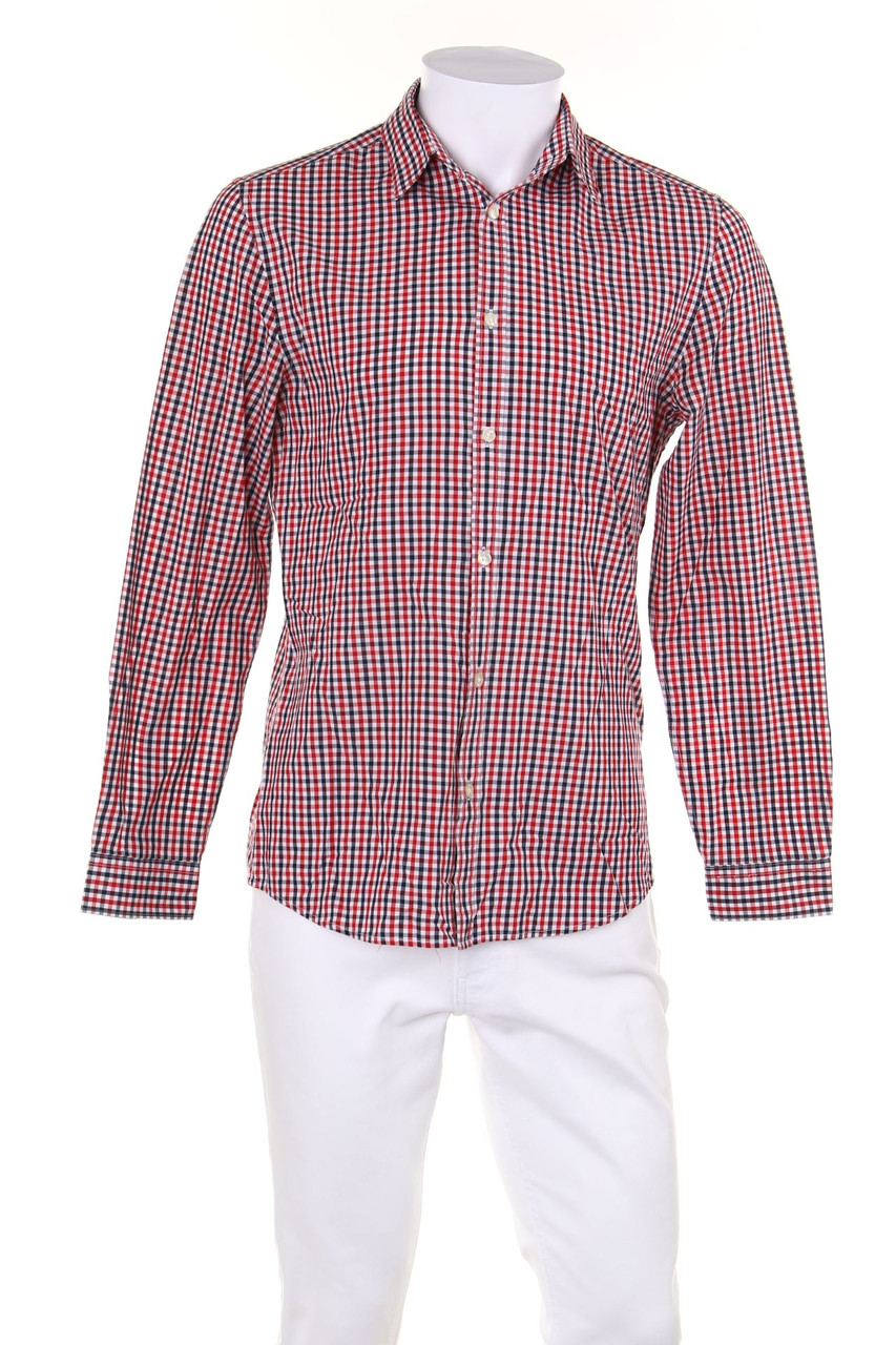 H&M - kariertes Hemd aus Baumwoll-Mix - M