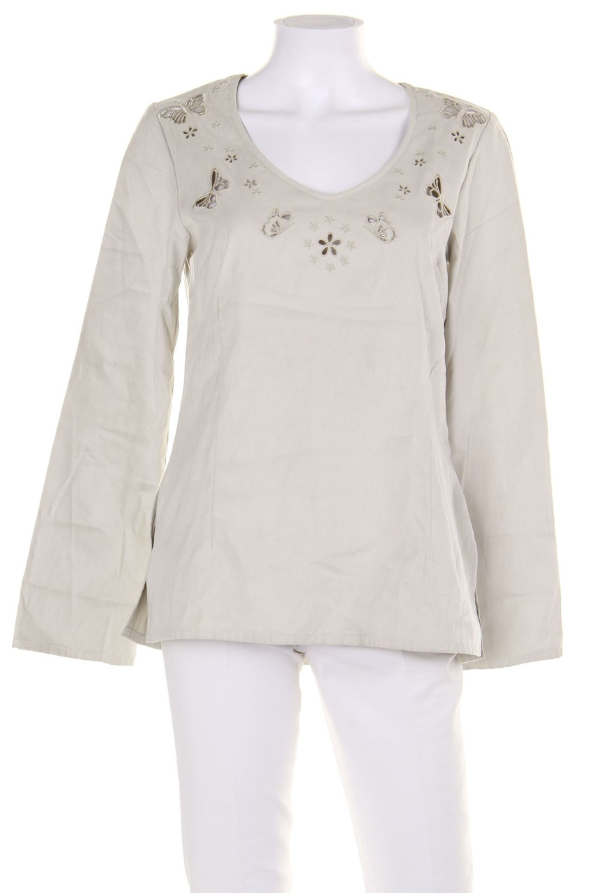 s.Oliver - Longsleeve-Shirt mit Lochspitze - D 36