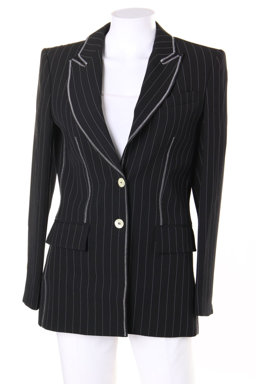 Tristano Onofri - Long-Blazer mit Nadelstreifen - D 34