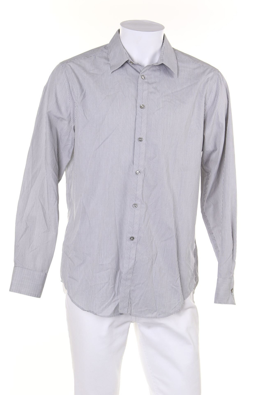 Calvin Klein - gestreiftes Hemd aus Baumwolle - 35