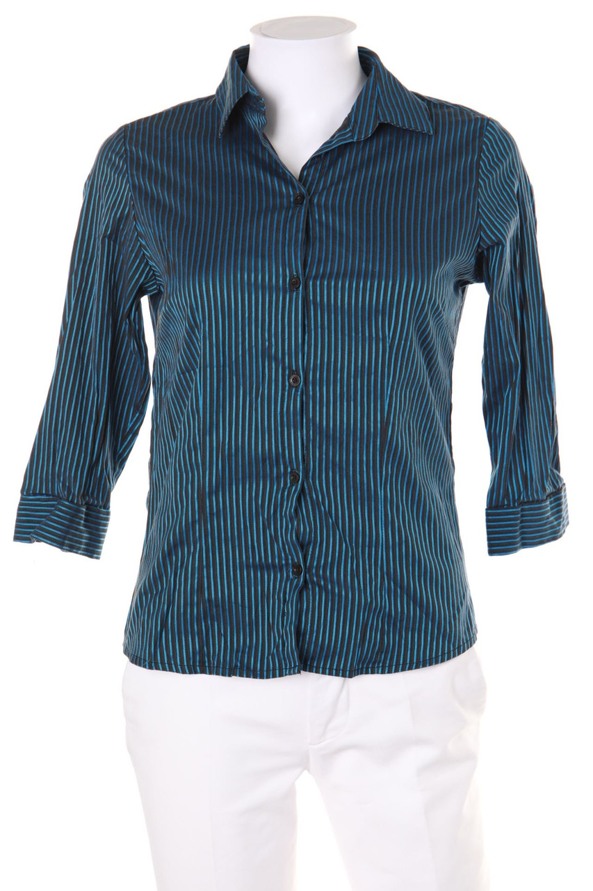 SECONDHAND - Streifen-Bluse mit 3/4-Ärmel - M