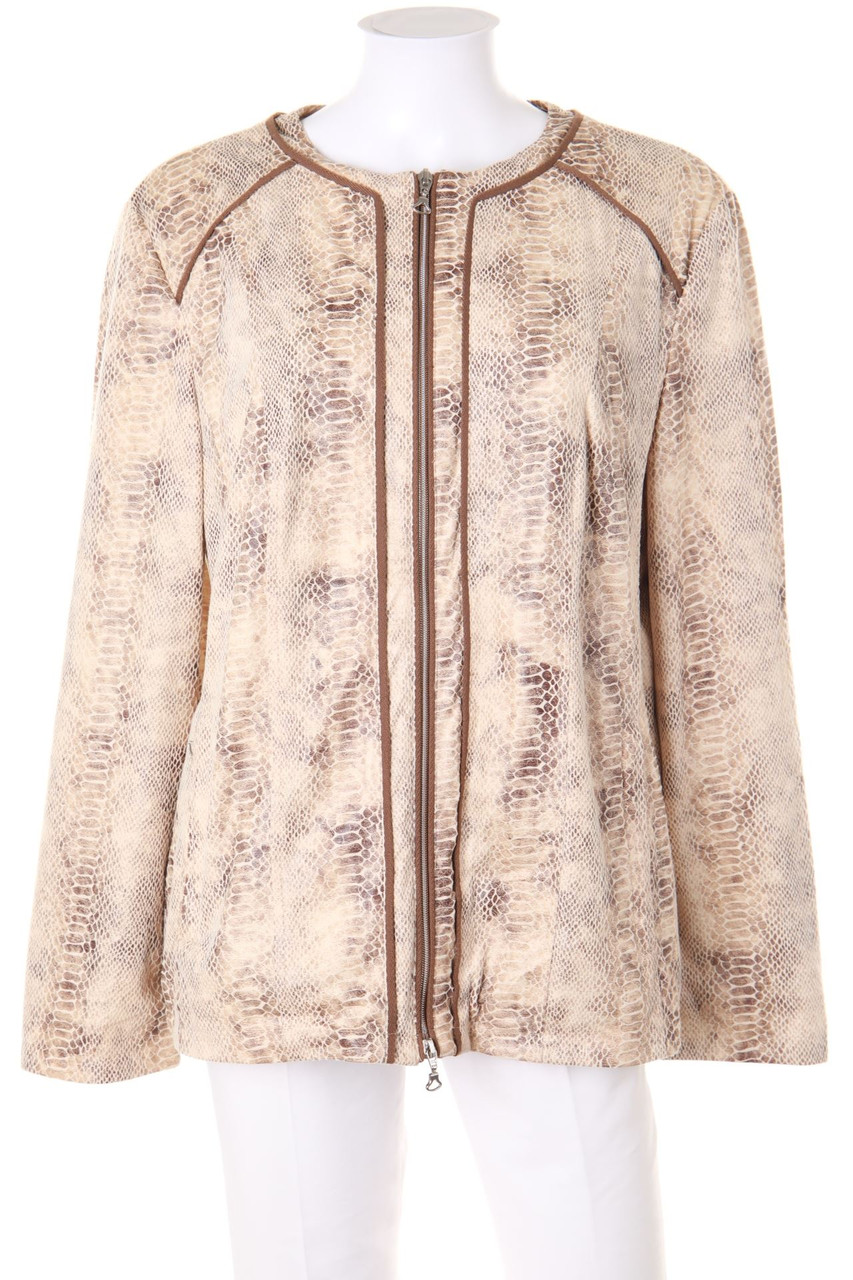 ISABELL - Jacke mit Muster mit Reißverschluss - D 46