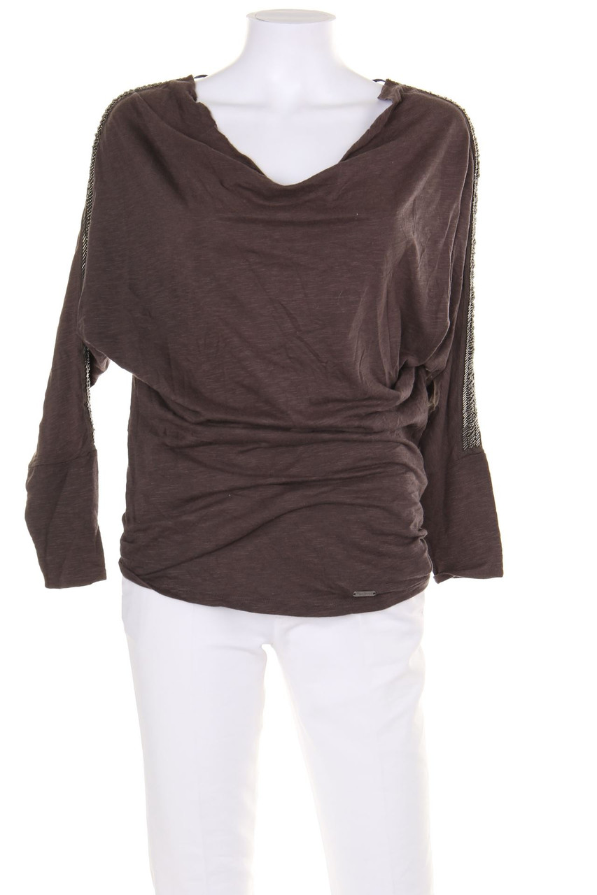 Pepe Jeans - Longsleeve-Shirt mit Perlen - XS