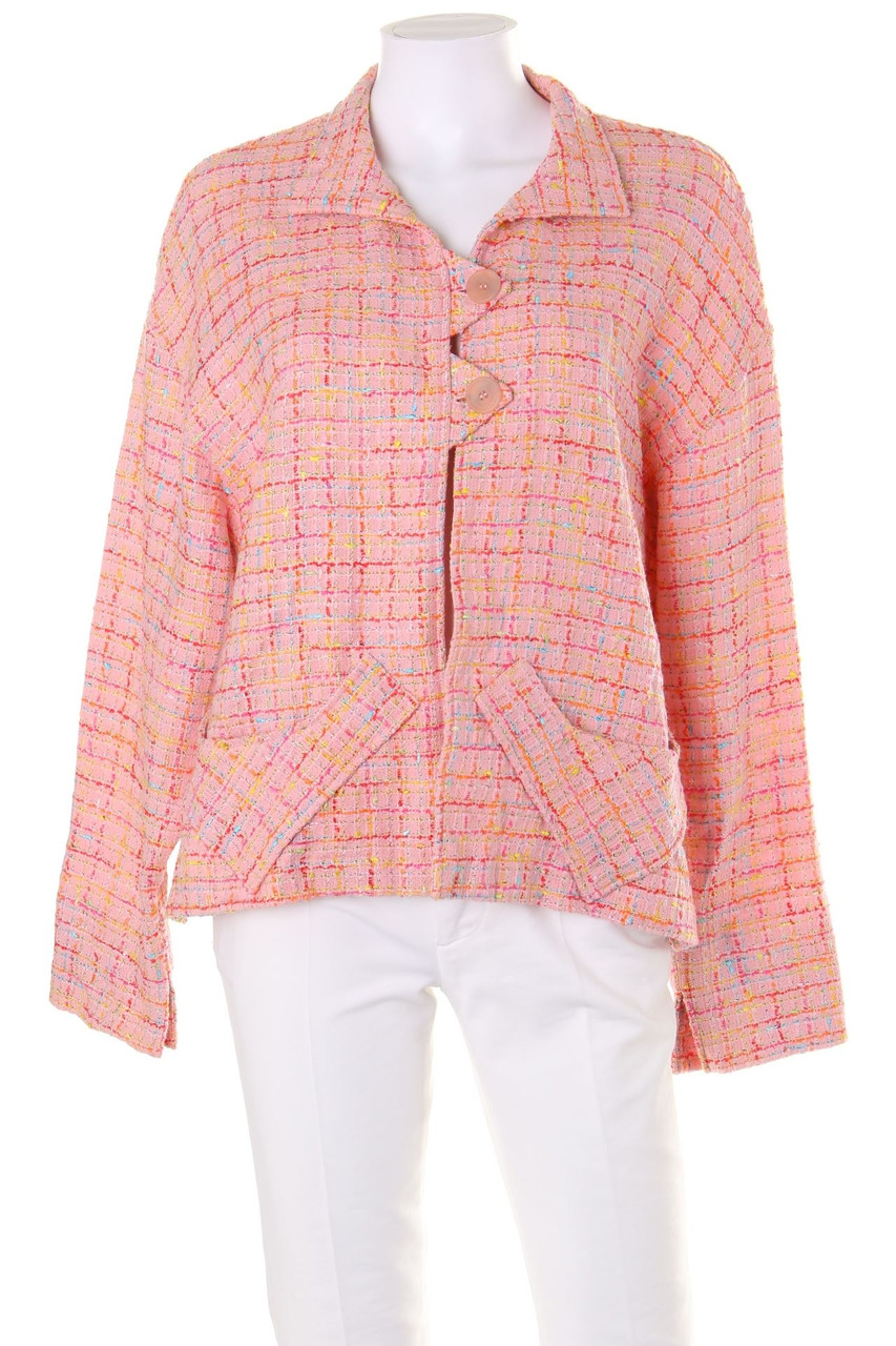 IZU SCHWEIZ - Bouclé-Blazer-Jacke aus Viskose-Mix - D 52