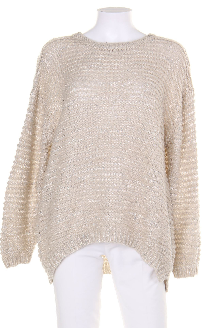 TOPSHOP TALL - Oversize-Strick-Pullover mit Angora - D 36