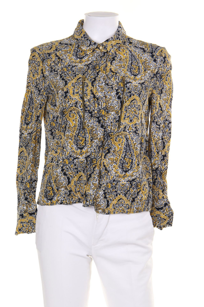 ZARA WOMAN - Hemd-Bluse mit floralem Muster - M