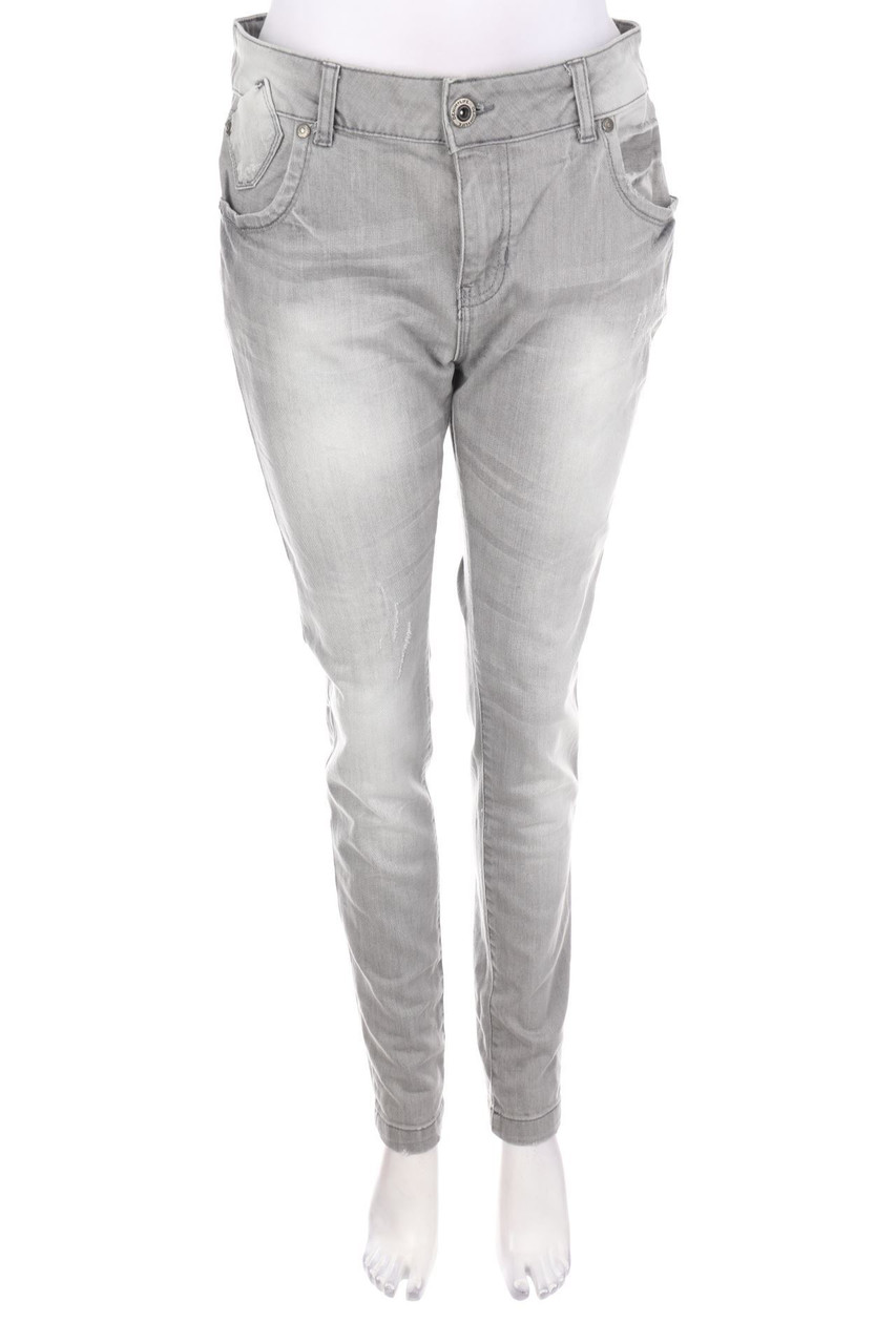 Pimkie - Used Look Skinny-Jeans mit Stretch - D 36