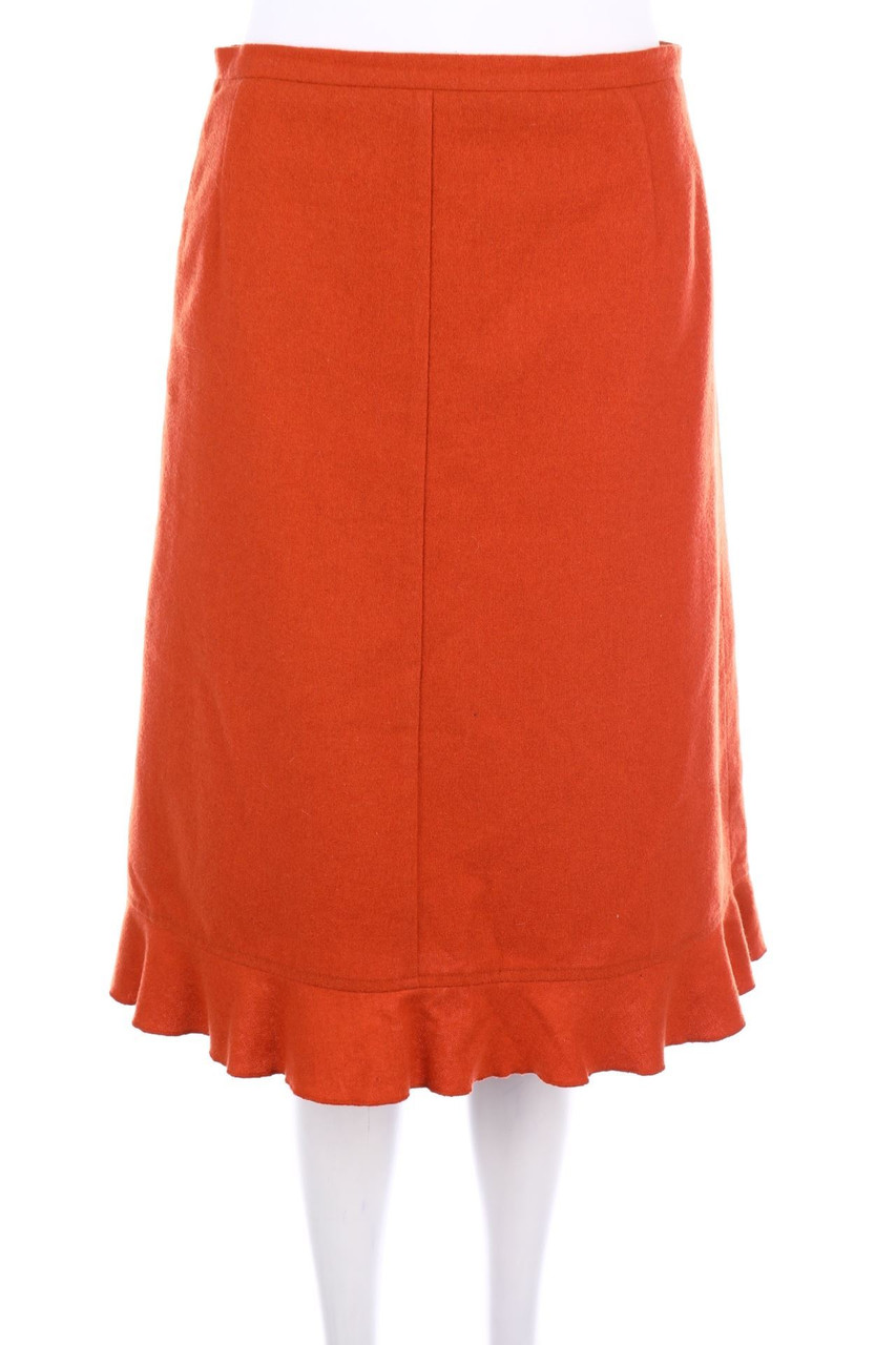 NIENHAUS & LOTZ - Volants-Midirock aus Woll-Mix - D 40