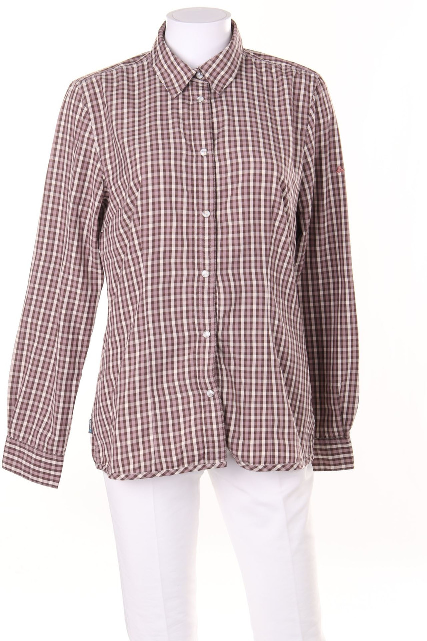 odlo - Bluse mit Karo-Muster - M