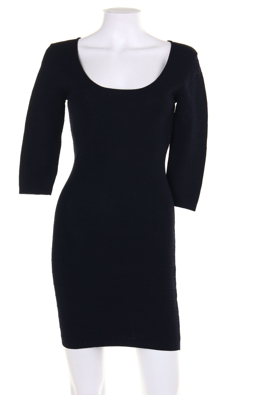 MANGO - Strickkleid mit 3/4-Ärmel - S