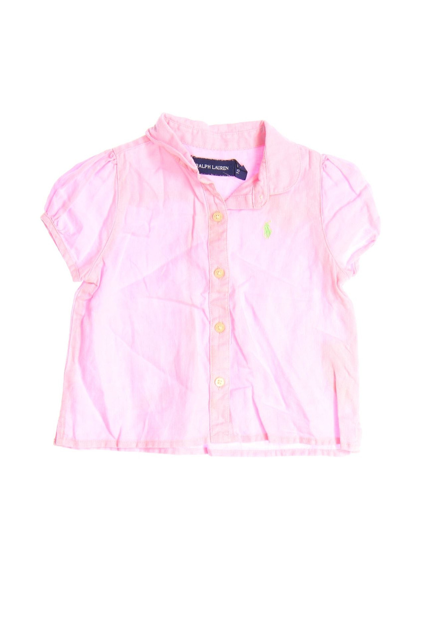 RALPH LAUREN - Bluse aus Leinen mit Logo-Stickerei - 86