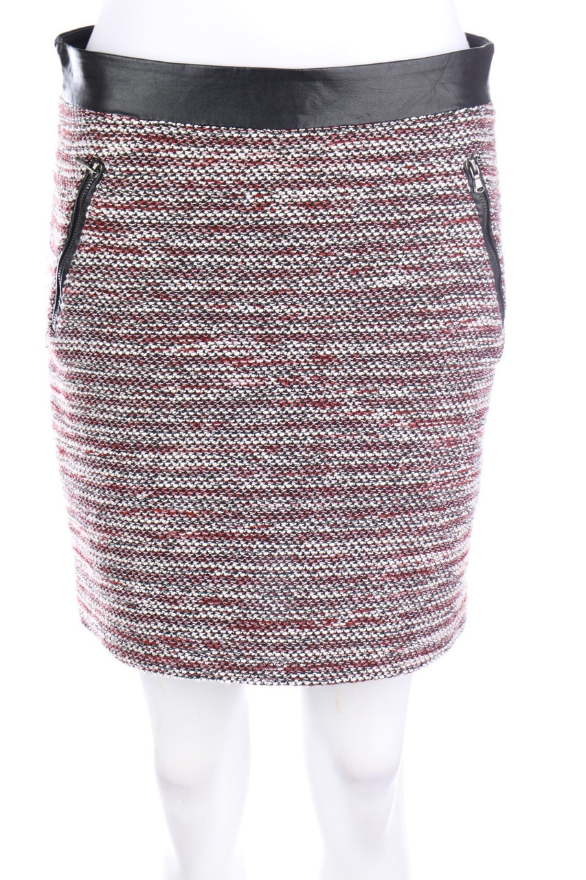 Yessica by C&A - Minirock mit Kunstleder-Details - S