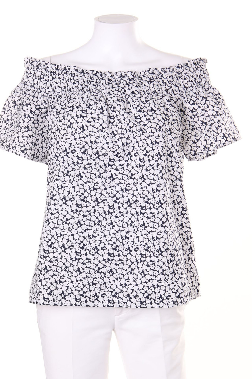 H&M LOGG - Carmen-Bluse mit floralem Muster - D 40
