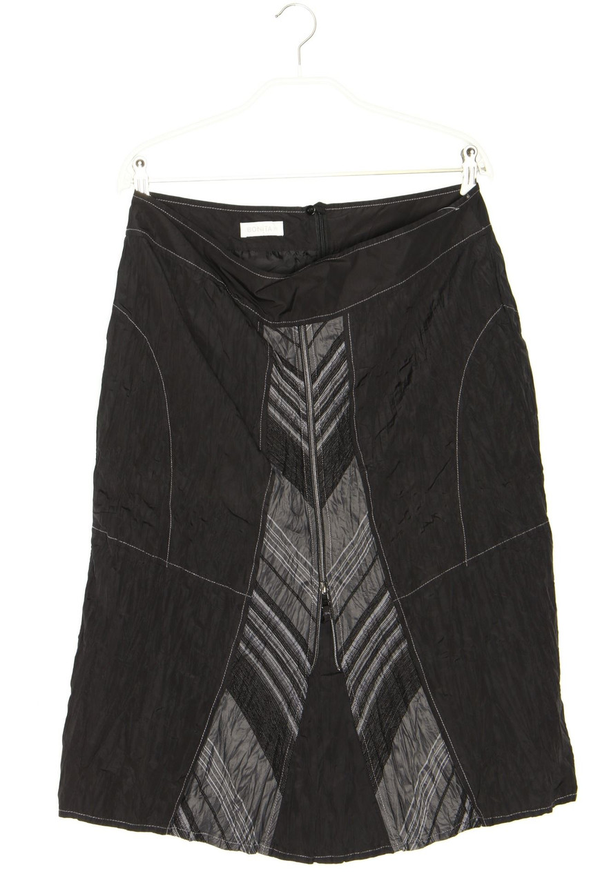 BONITA - Crinkle-Midirock mit Applikationen - D 38