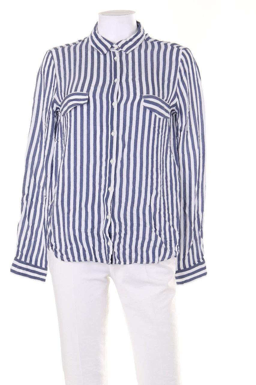 ZARA - Streifen-Hemd-Bluse - M