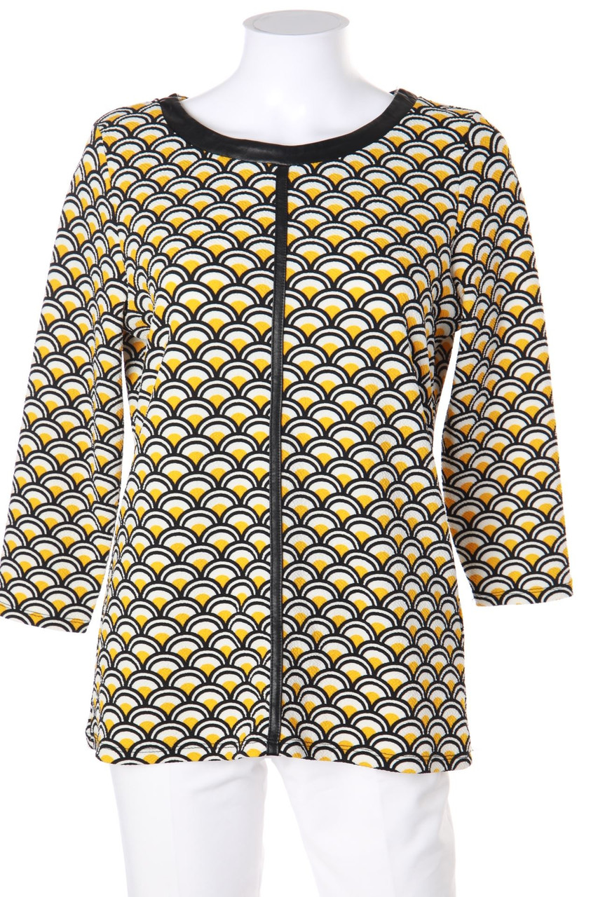 GRAIN DE MALICE - 3/4-Arm-Shirt mit Kunstleder-Details - M