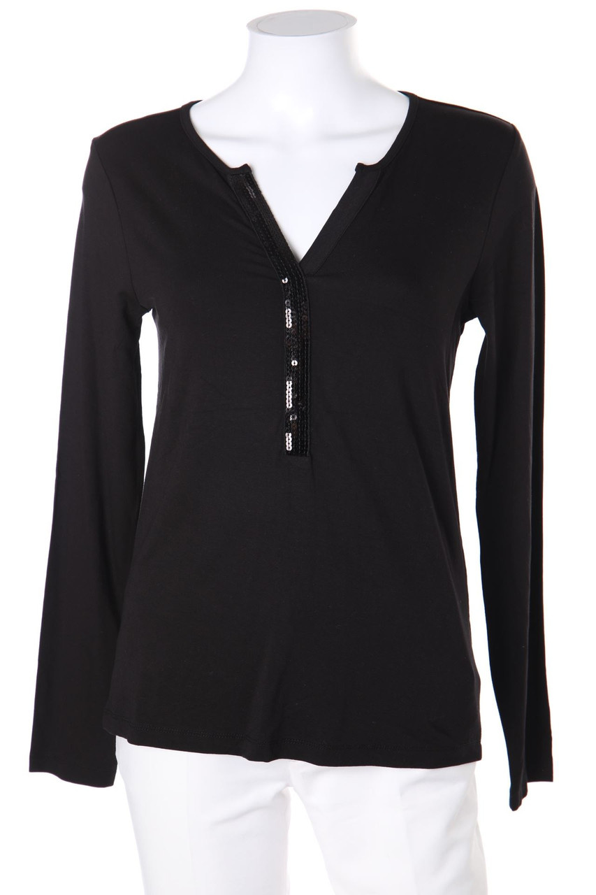 Laura Scott - Longsleeve-Shirt mit Pailletten - D 34