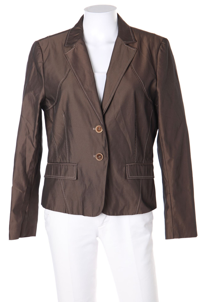 comma - Blazer-Jacke mit Streifen - D 40