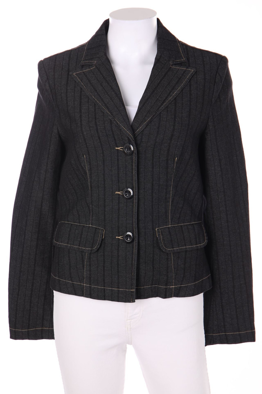 Street One - Denim-Blazer mit Streifen - D 36