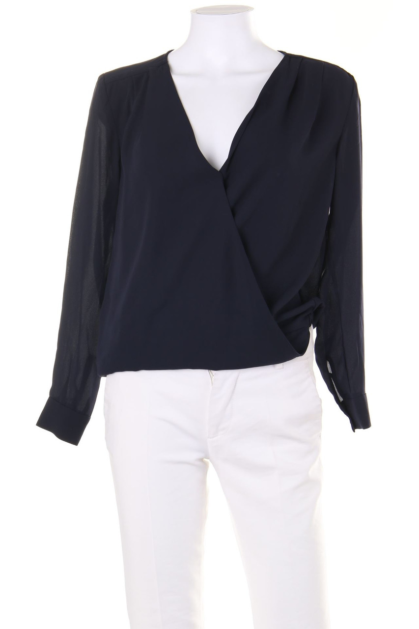 H&M - Bluse in Wickel-Optik mit Gummizug - D 34