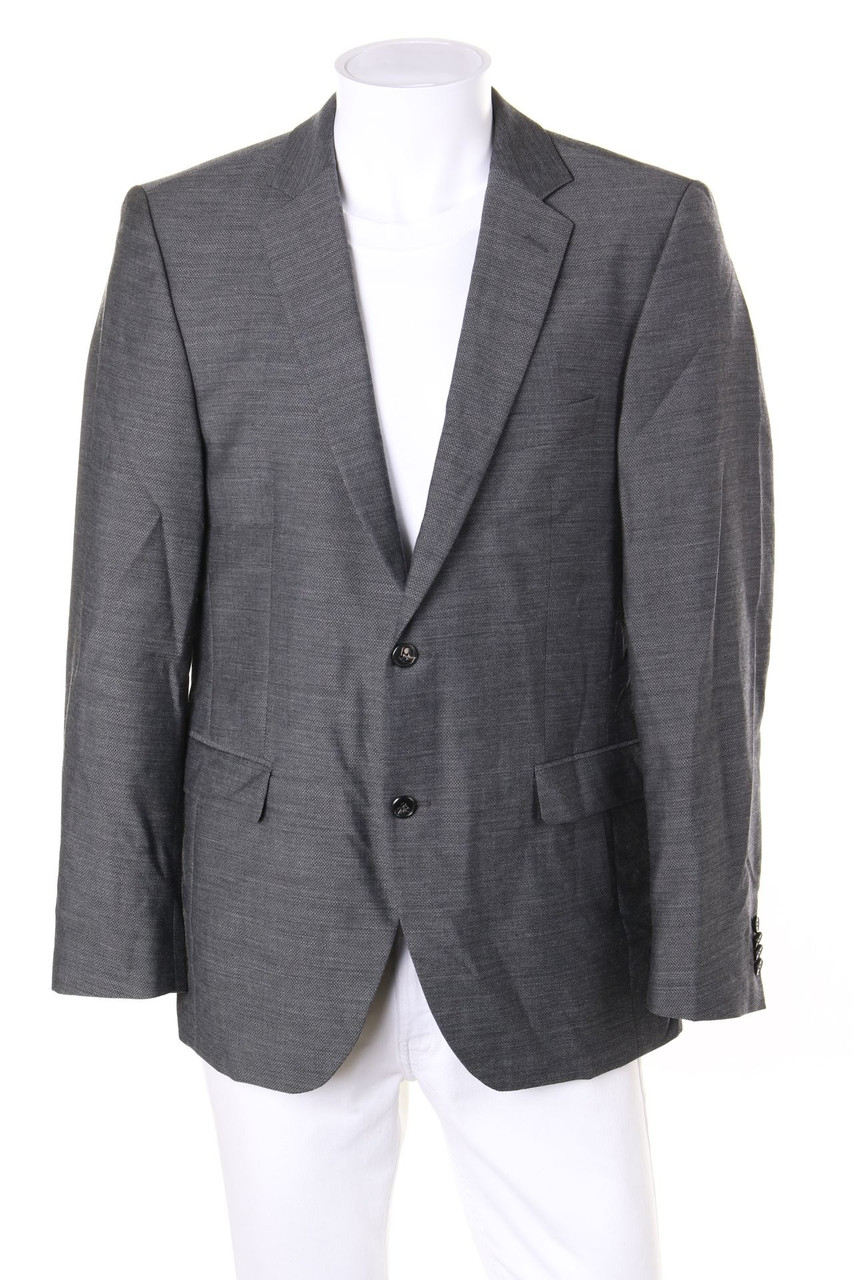 strellson - Schurwoll-Sakko mit Muster - 50