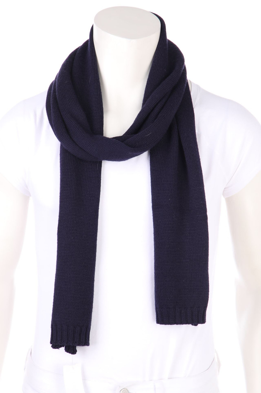 ARMANI JEANS - Strick-Schal mit Logo-Patch