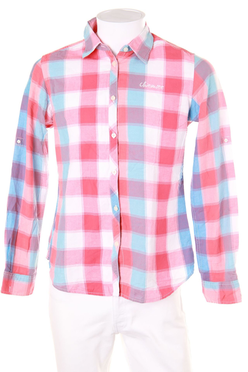 Chiemsee - Hemd-Bluse aus Baumwolle mit Karo-Muster - L