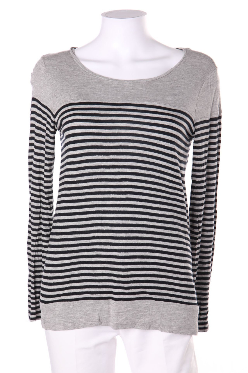 CAROLL - Longsleeve-Shirt mit Streifen - D 38