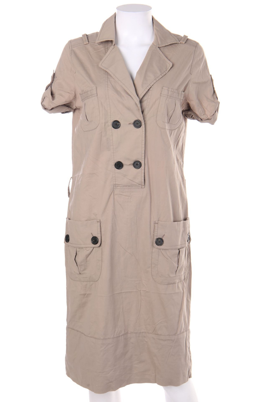 COMPTOIR DES COTONNIERS - Safari-Kleid mit aufgesetzten Taschen - D 38