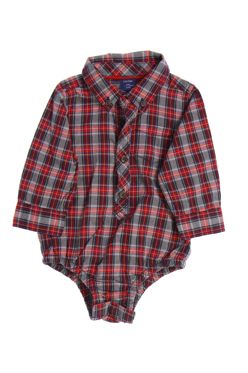 baby GAP - Body mit Karo-Muster - 80