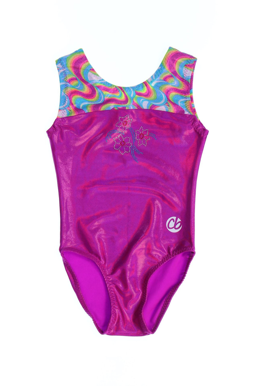 Ohne Label - Metallic-Sport-Body mit Schmuckstein-Applikation - 128