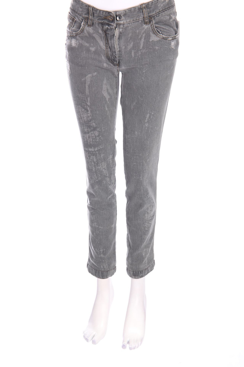 DOLCE&GABBANA - Destroyed Straight Cut Jeans mit Logo-Plakette - D 40