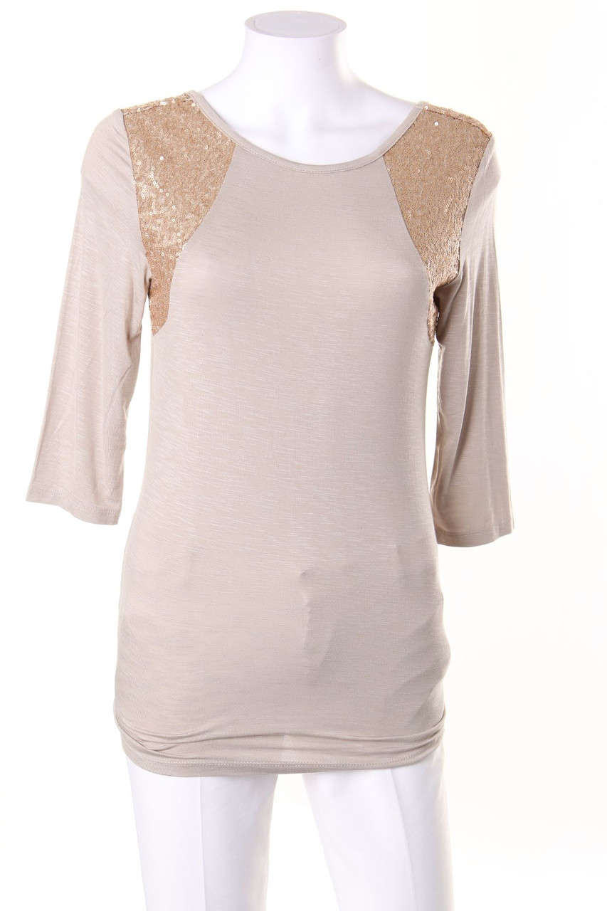Y.Yendi - 3/4-Arm-Shirt mit Pailletten - S