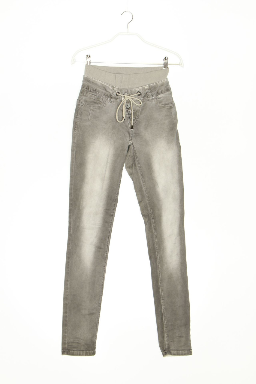 Buena Vista - Skinny-Jeans im Layer Look mit Tunnelzug - XXS