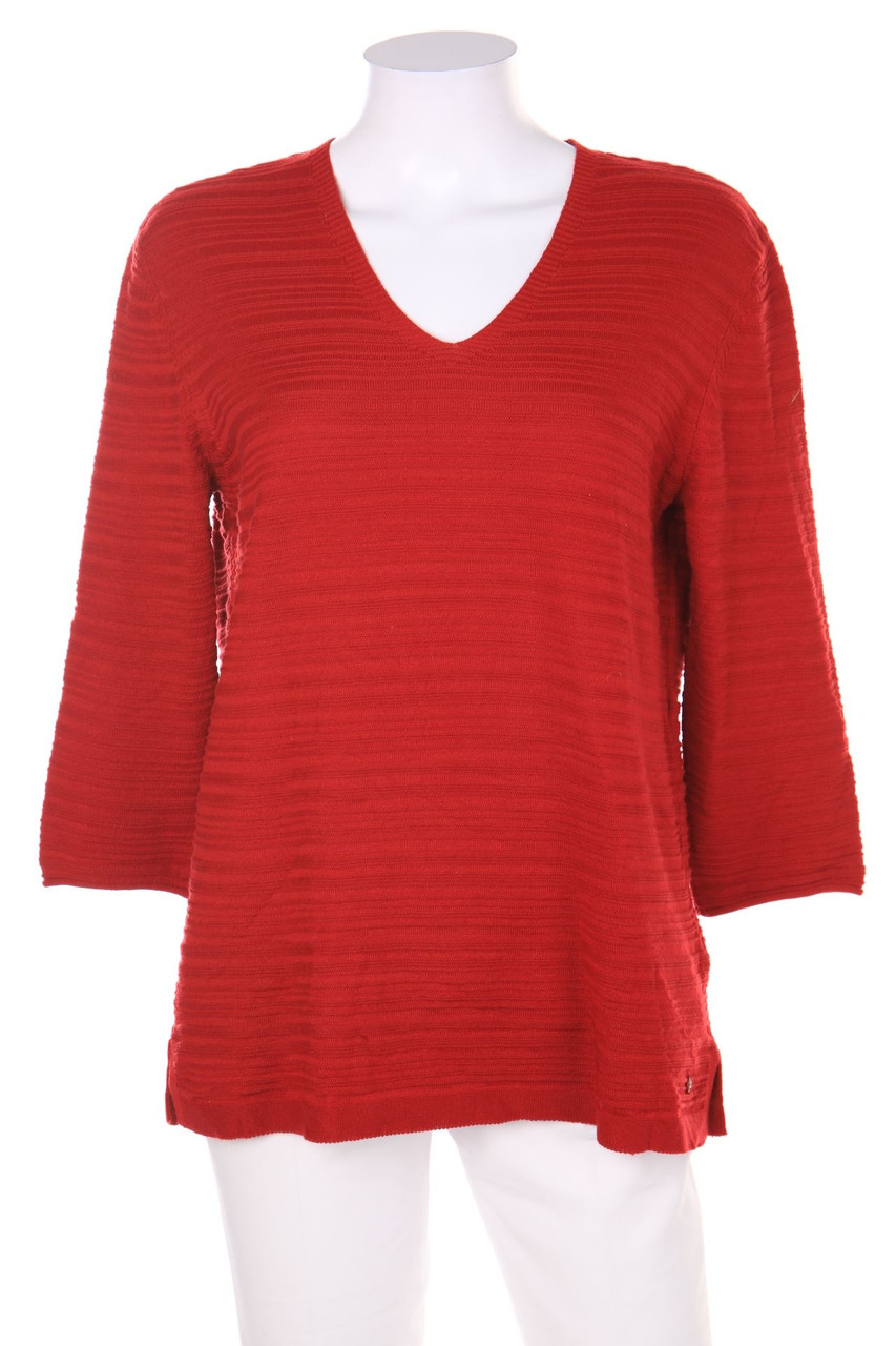 olsen - Strick-Pullover aus Baumwoll-Mix - D 38