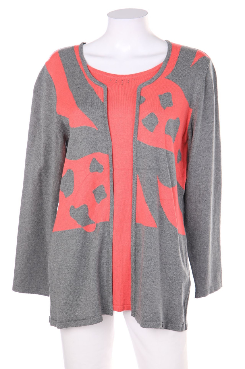 golléhaug - Strick-Pullover im Layer Look mit Strass-Steinen - D 44