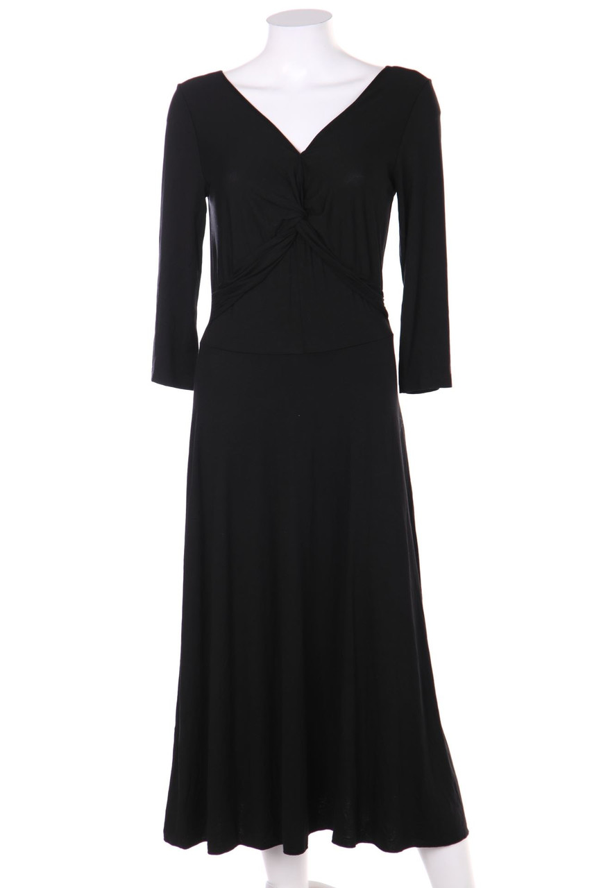 Ohne Label - Maxi-Abendkleid mit Raffungen - M