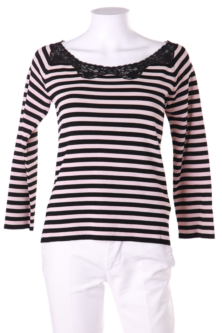 GERARD DAREL - Strick-Pullover mit Spitze mit Streifen - D 38-40